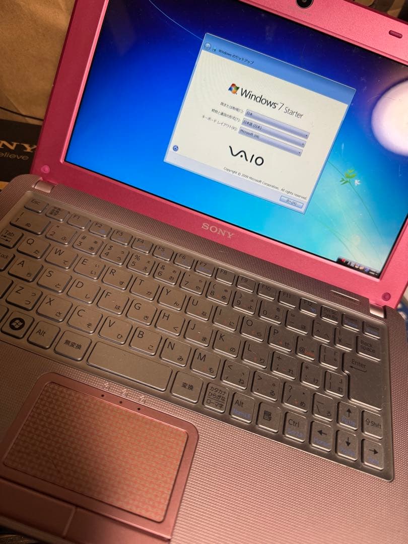 Sony VAIO ノートPC ピンク　VPCW219AJ