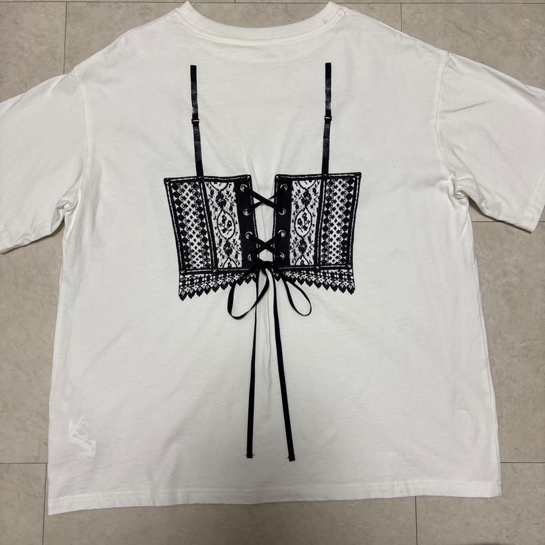 Ameri MEDI LINGERIE TROMPE L`OEIL TEE正規品