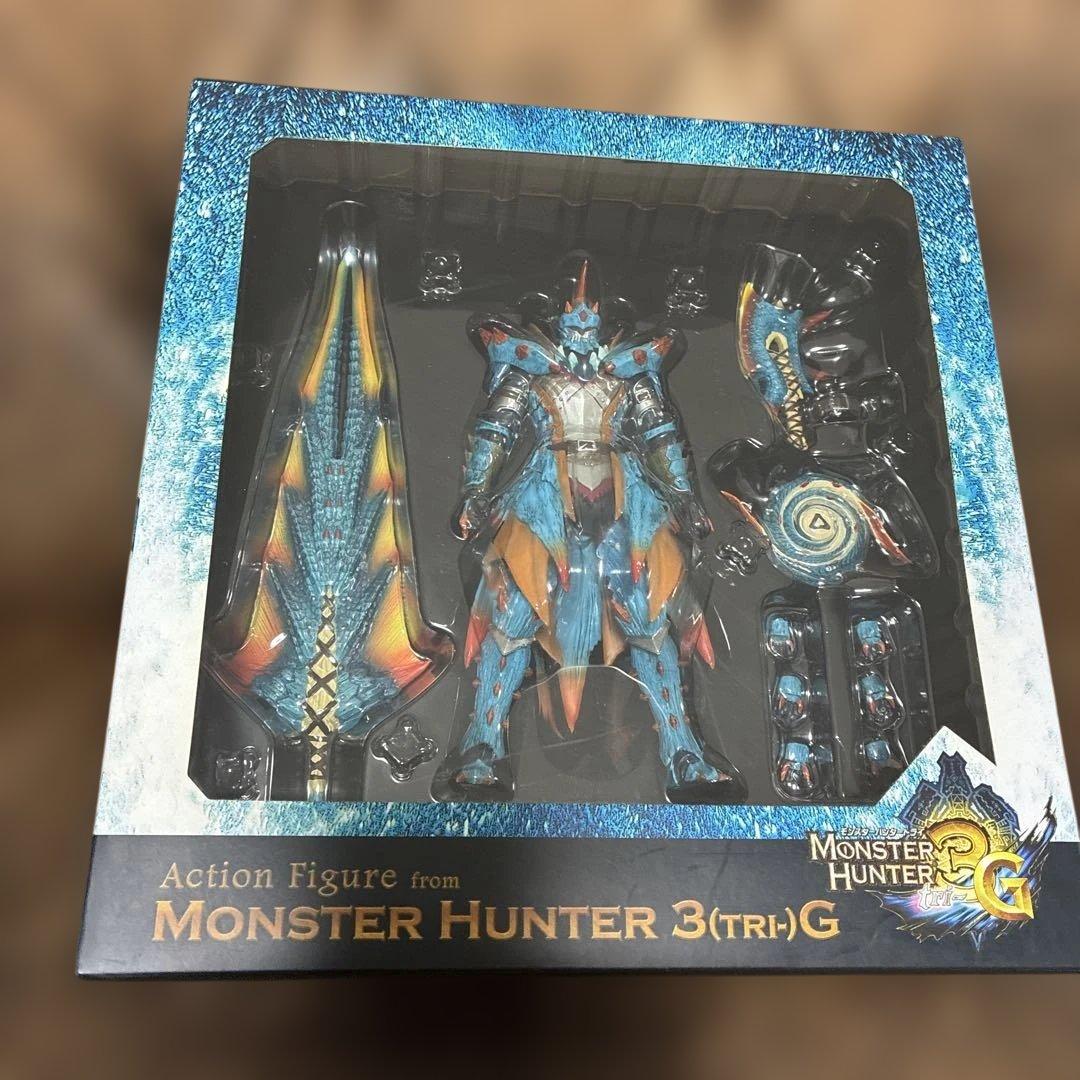 未使用品　モンスターハンター3G ラギア装備ハンターアクションフィギュアモンハン