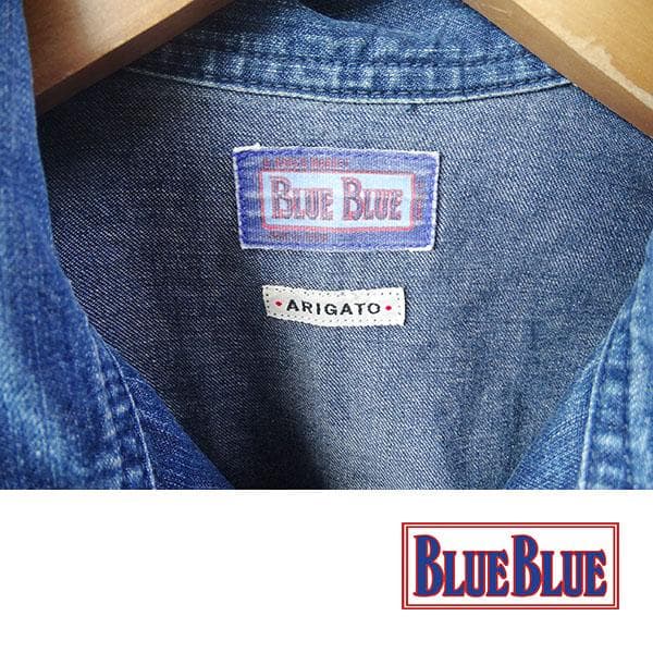 理由有★送料無料BLUE BLUE★ブルーブルー★デニムジャケット カバーオール