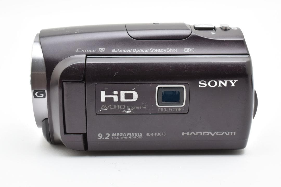 【美品】SONY Handycam HDR-PJ670 ボルドーブラウン