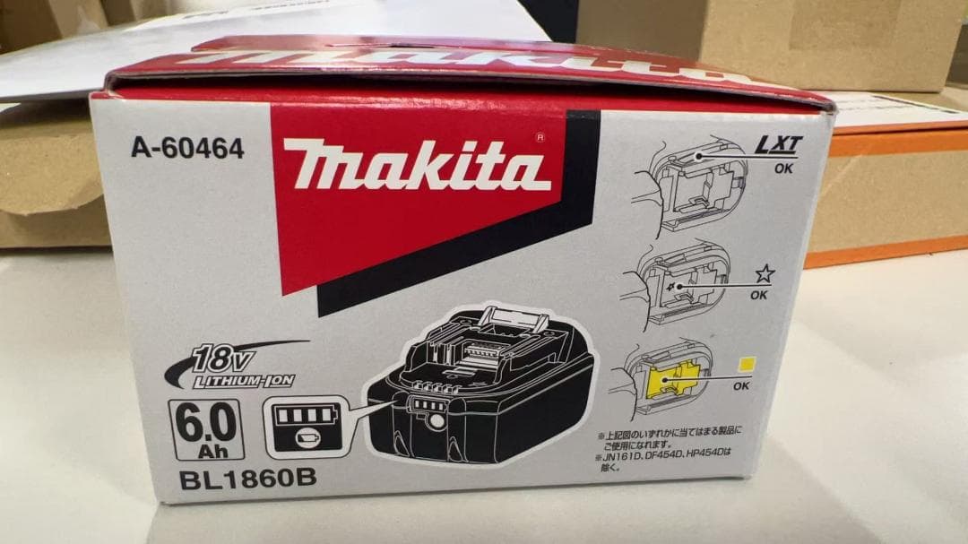 マキタ リチウムイオンバッテリBL1860B 18V 6.0Ah A-60464