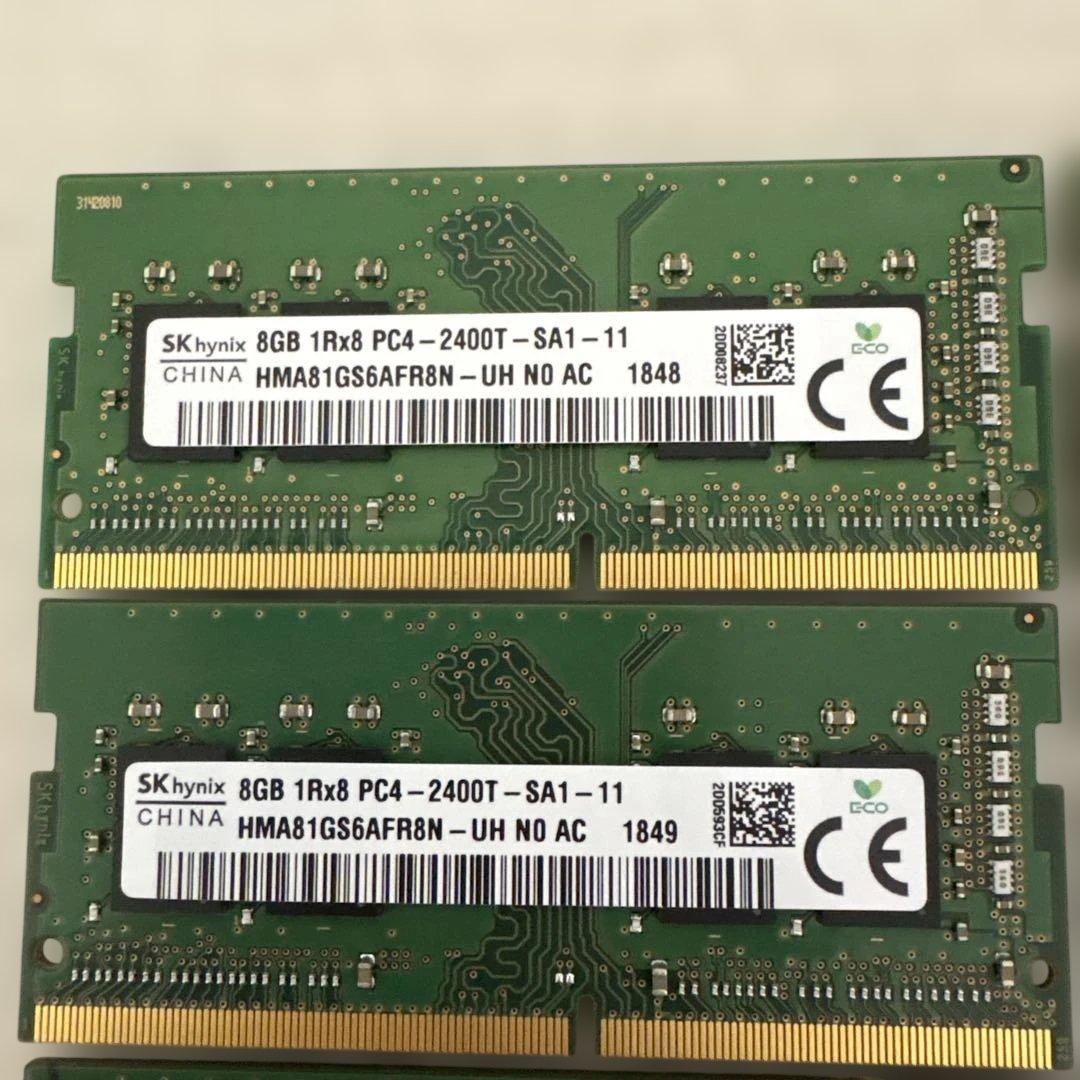 SK hynix 8GB PC4-2400Tメモリ 8枚セット