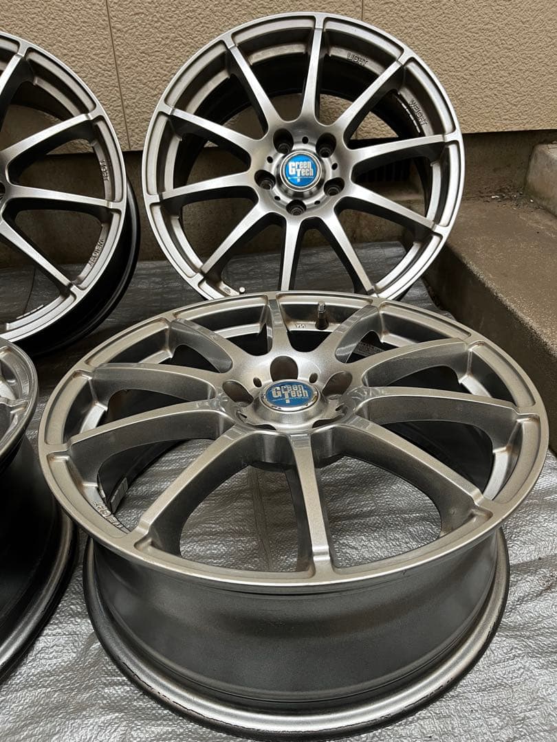 国産車Green Tech 18インチ ホイール 7J18 5/114 +48