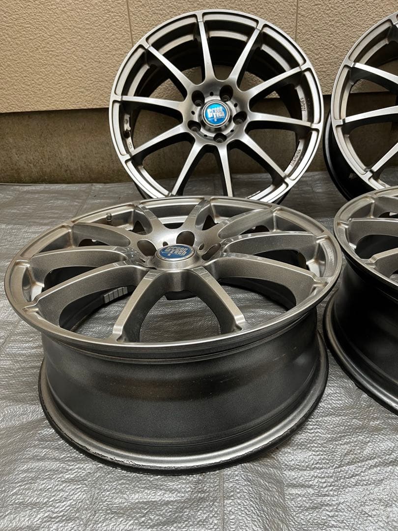 国産車Green Tech 18インチ ホイール 7J18 5/114 +48