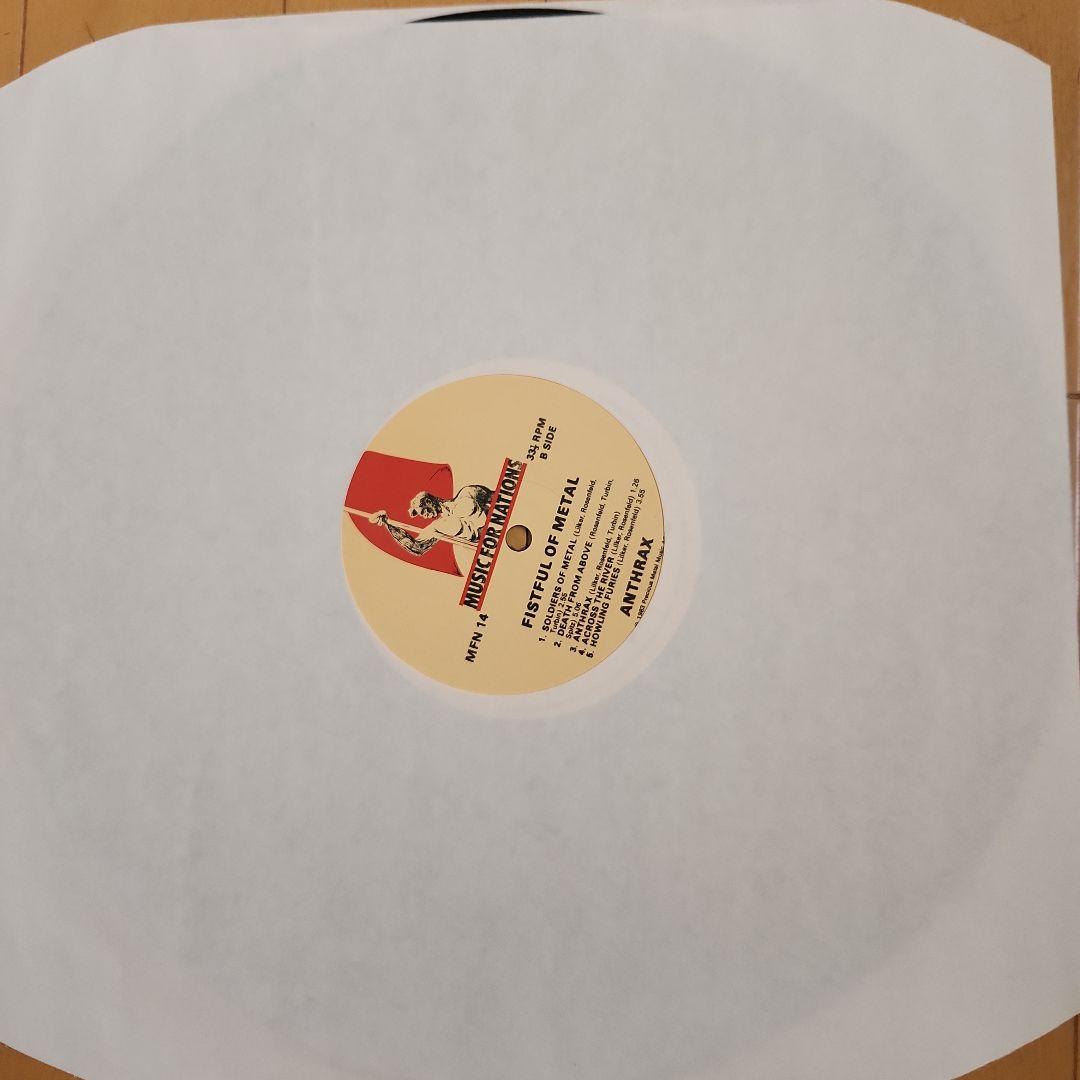 ANTHRAX/fistfur of l 輸入盤 レコード
