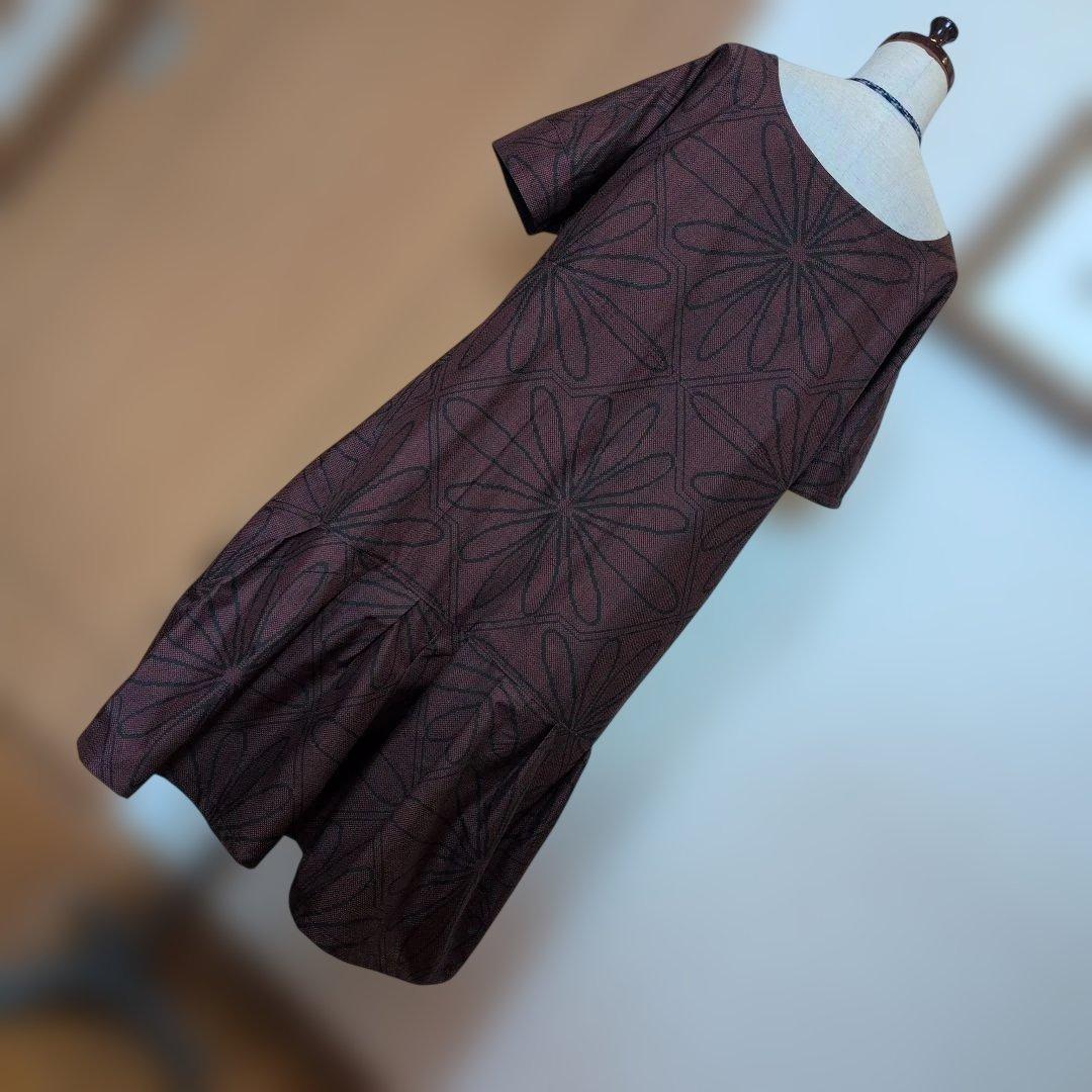 着物リメイク☘️紅雨☘️フリー size L から LL