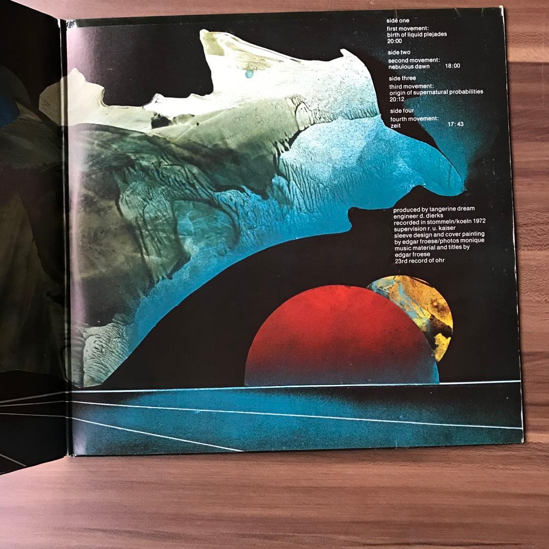 TANGERINE DREAM ZEIT レコードLP 2枚