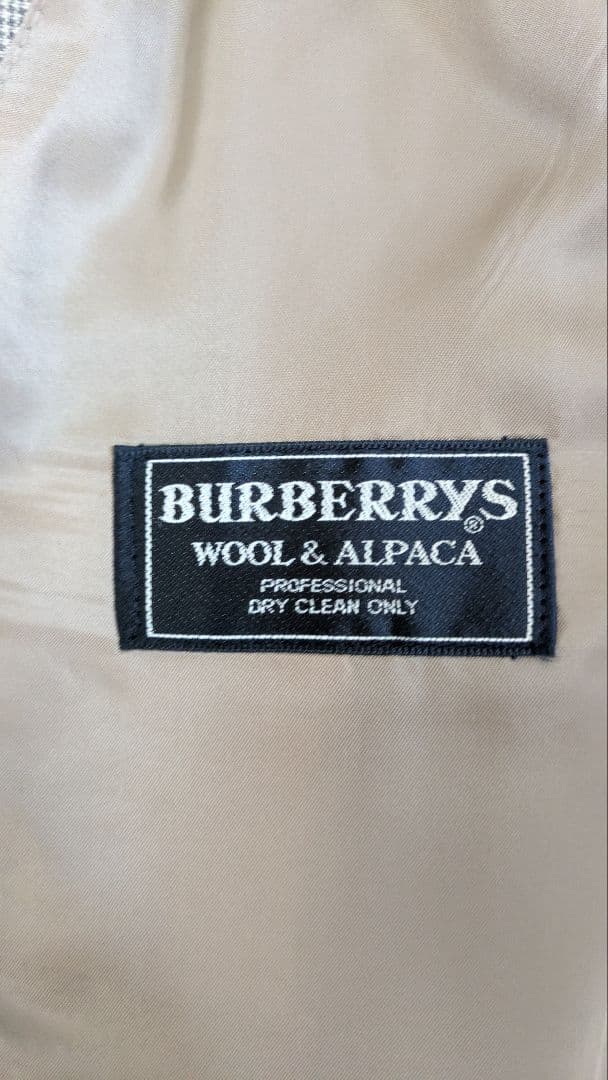 Burberrys グレー チェック柄 スーツ