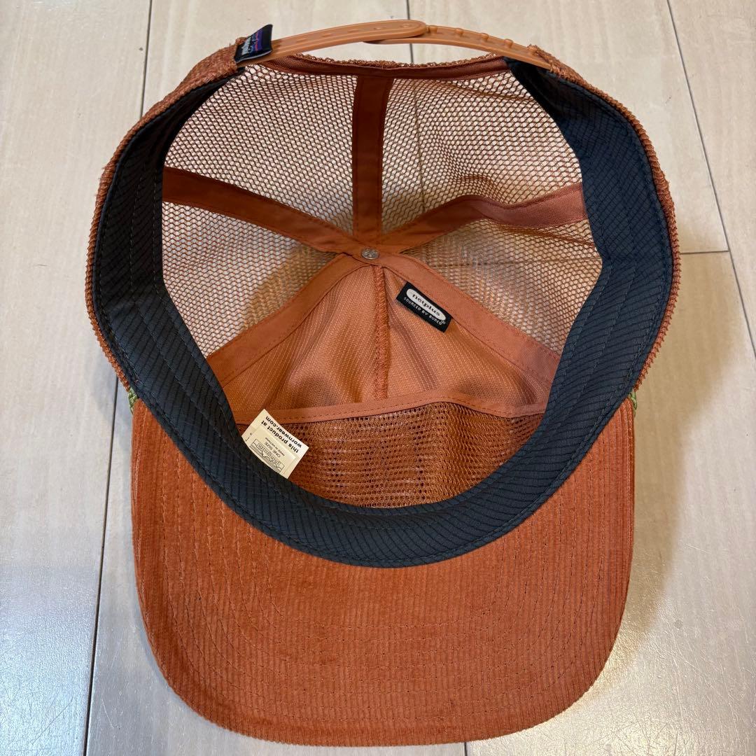 早い者勝ち【希少】パタゴニア　トラッカーキャップ　コーデュロイ　メッシュキャップ