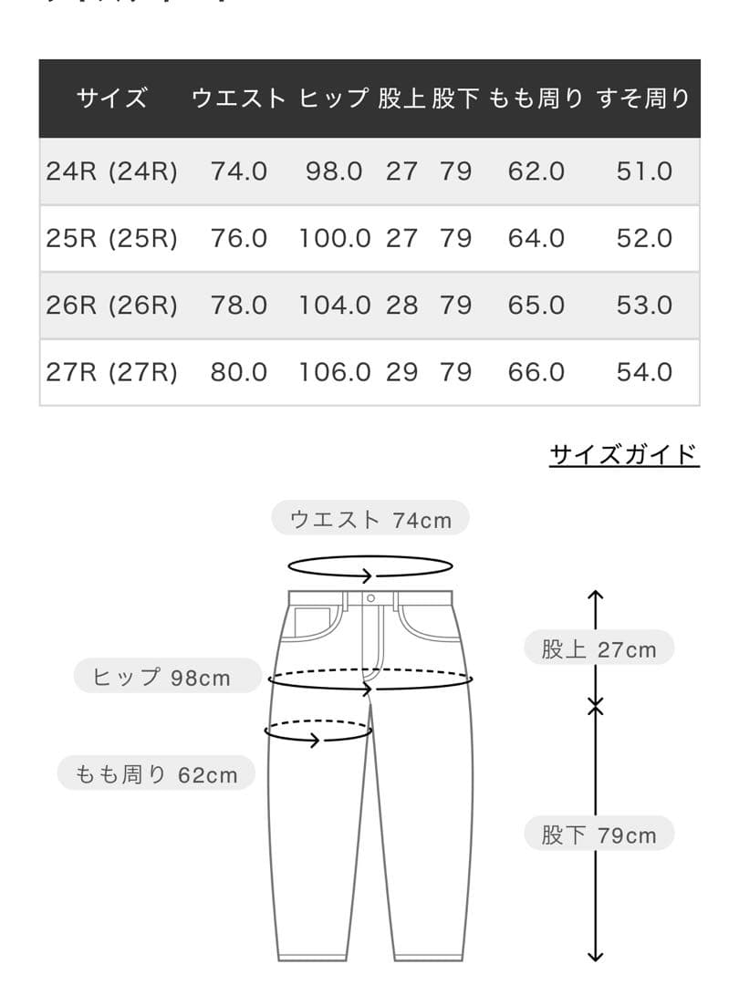   Baggy ローライズバギーグレージーンズ　デニム