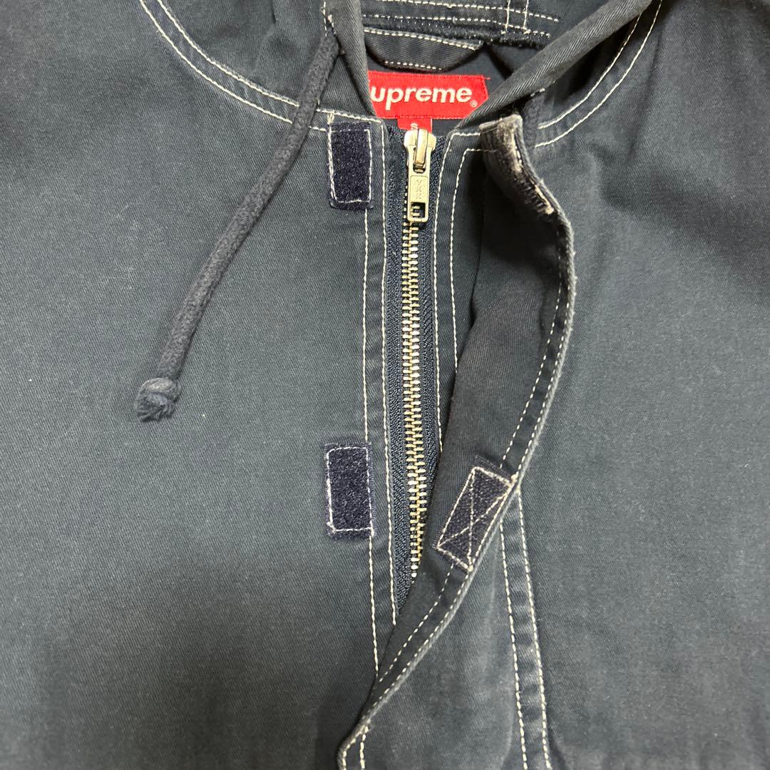 【古着】Supreme ネイビー プルオーバージャケット