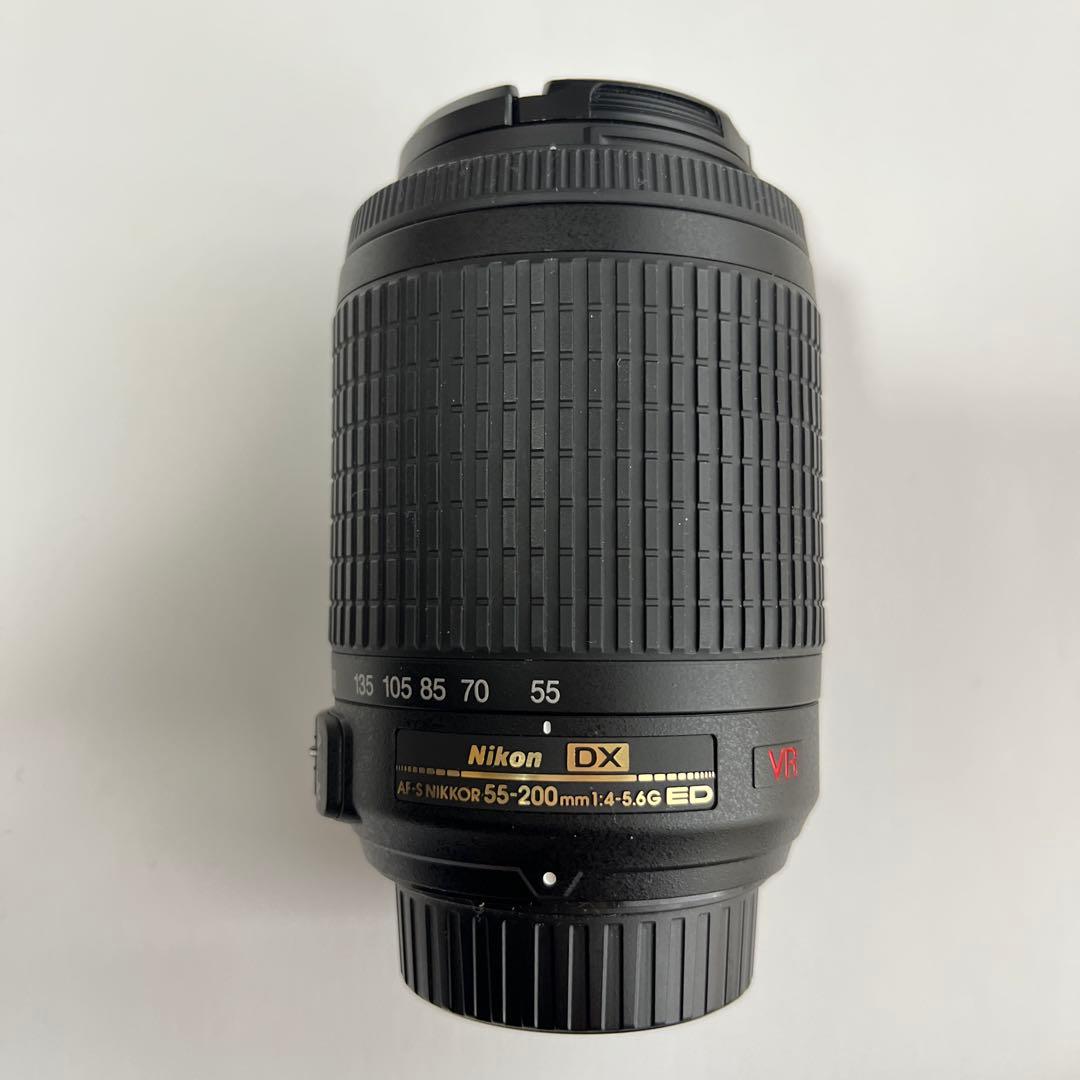 NikonD40一眼レフカメラ＊望遠レンズ55-200mmセット＊訳あり品