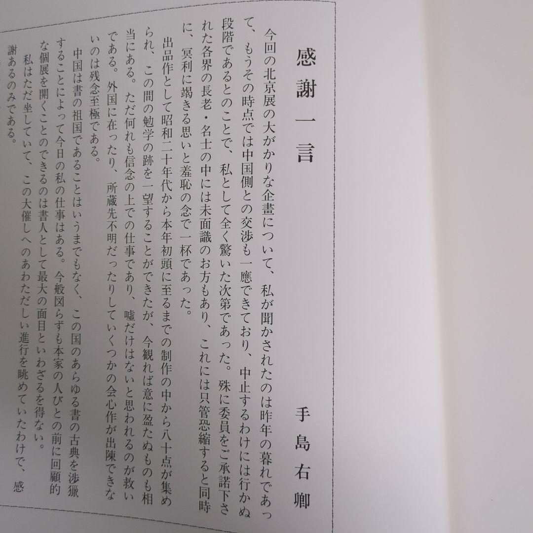 手島右卯北京展記念作品集