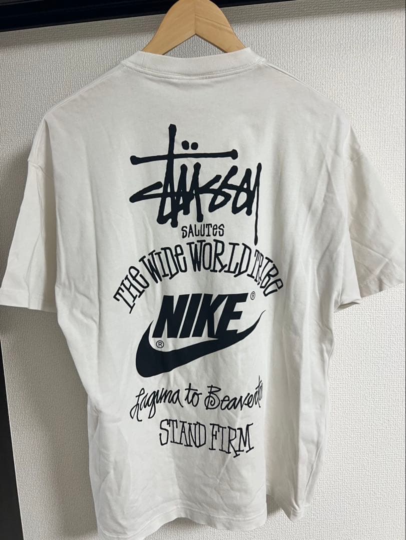 トップス Stussy x Nike Men's T-Shirt \"White\"
