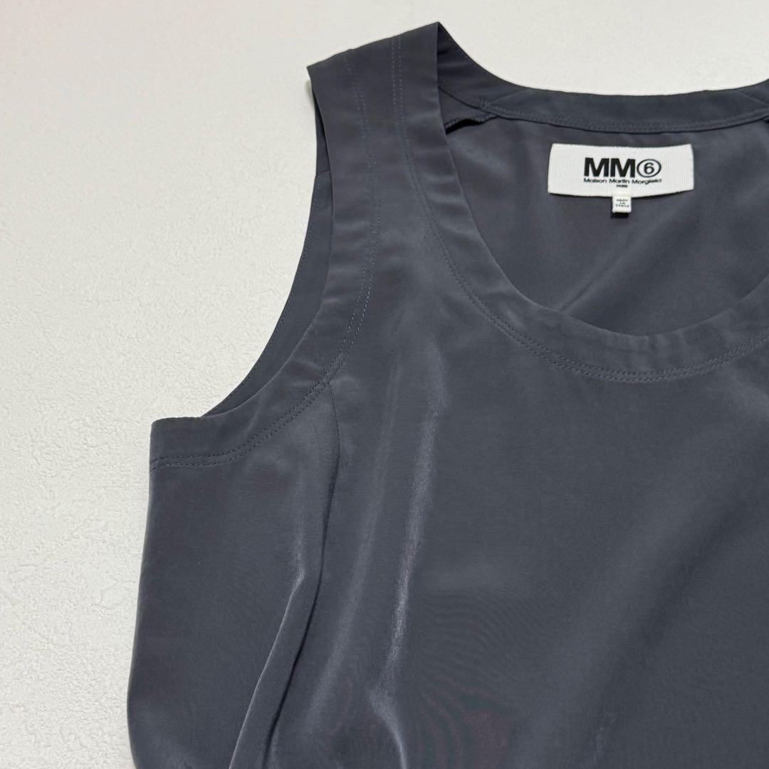 MM6 Maison Margiela コットン リボン付き ワンピース