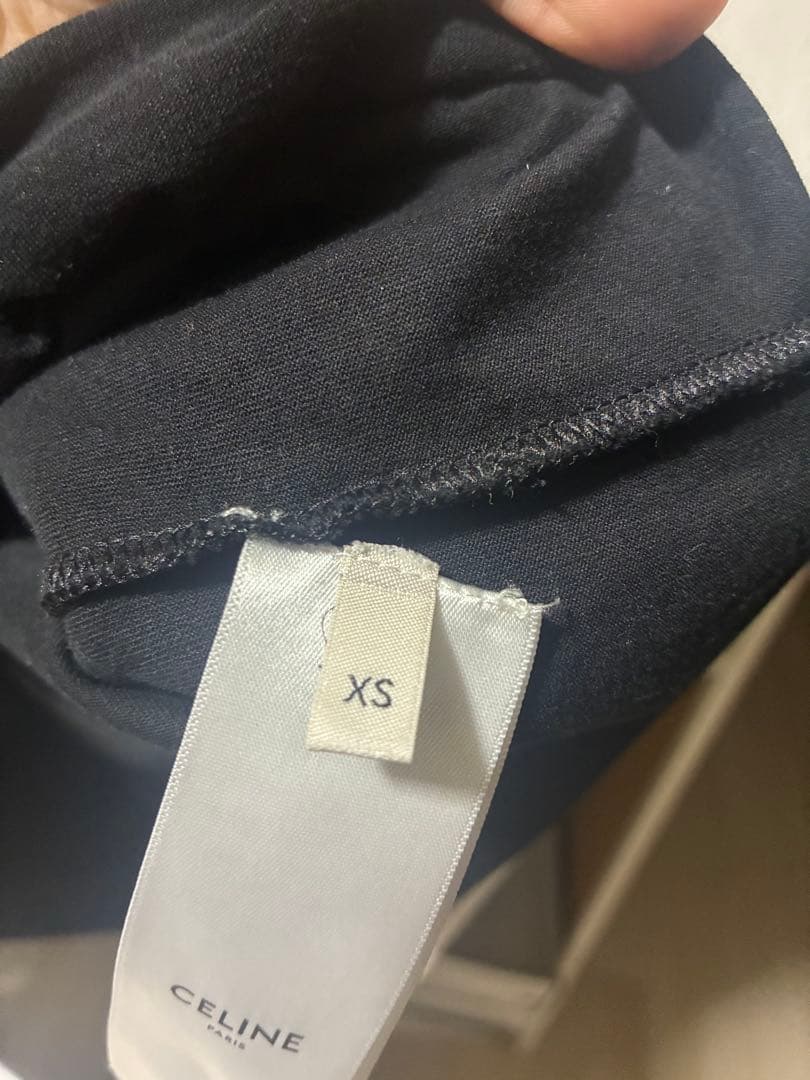 CELINE ブラック Tシャツ XS