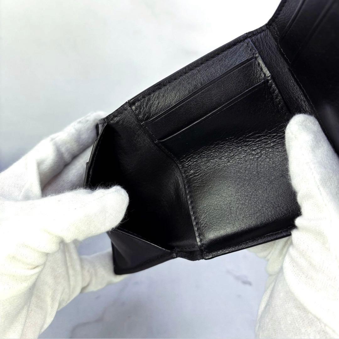 ⭐️極美品⭐️LOEWE アナグラム トライフォールド ウォレット三つ折り財布