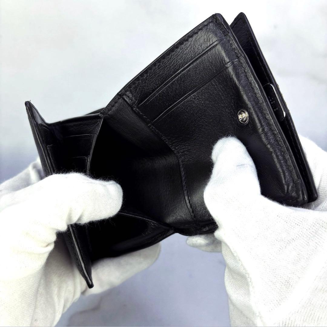 ⭐️極美品⭐️LOEWE アナグラム トライフォールド ウォレット三つ折り財布