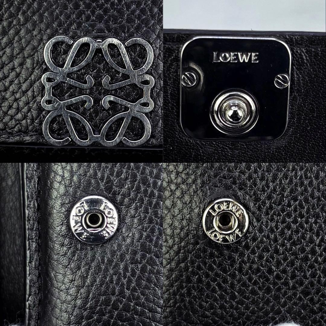 ⭐️極美品⭐️LOEWE アナグラム トライフォールド ウォレット三つ折り財布