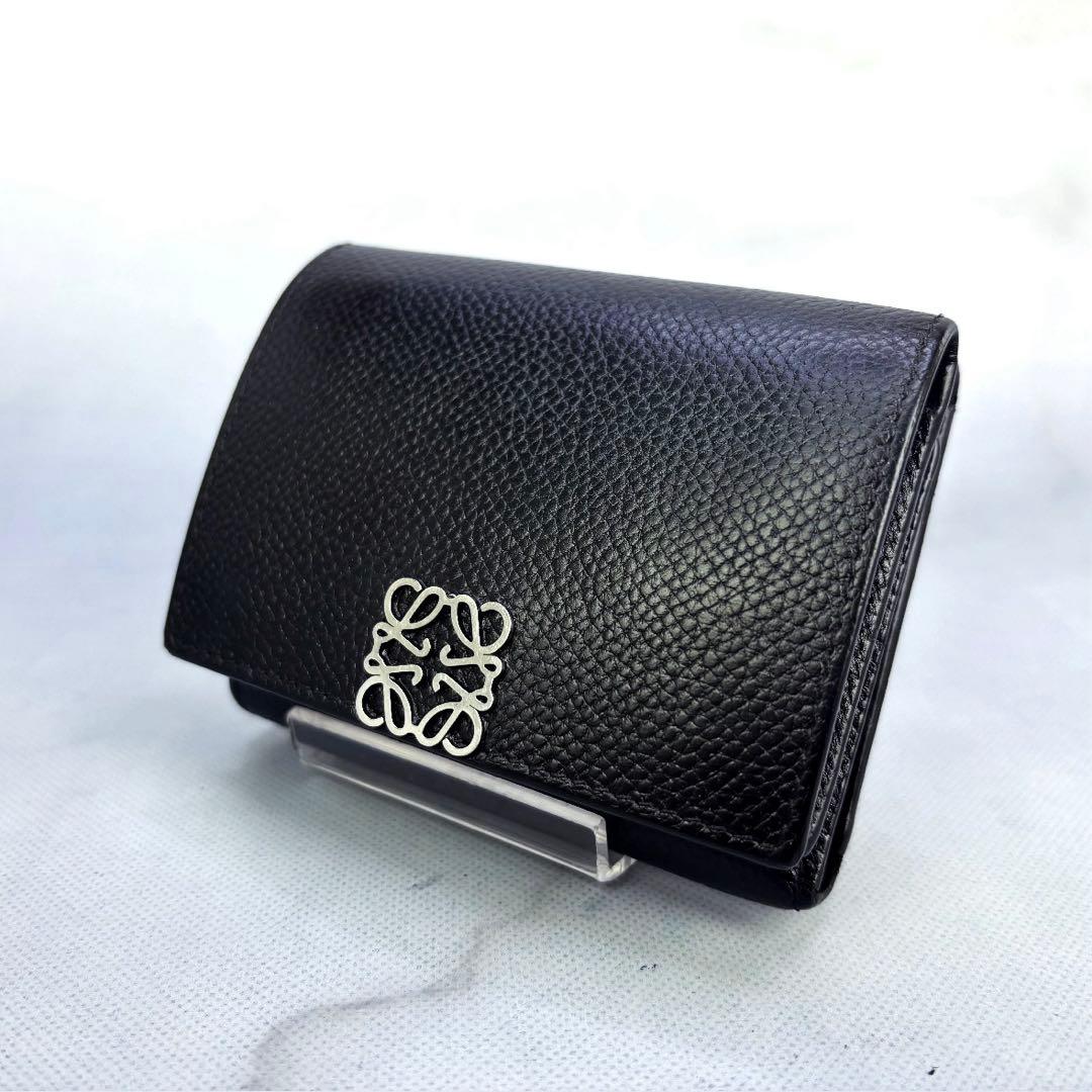⭐️極美品⭐️LOEWE アナグラム トライフォールド ウォレット三つ折り財布