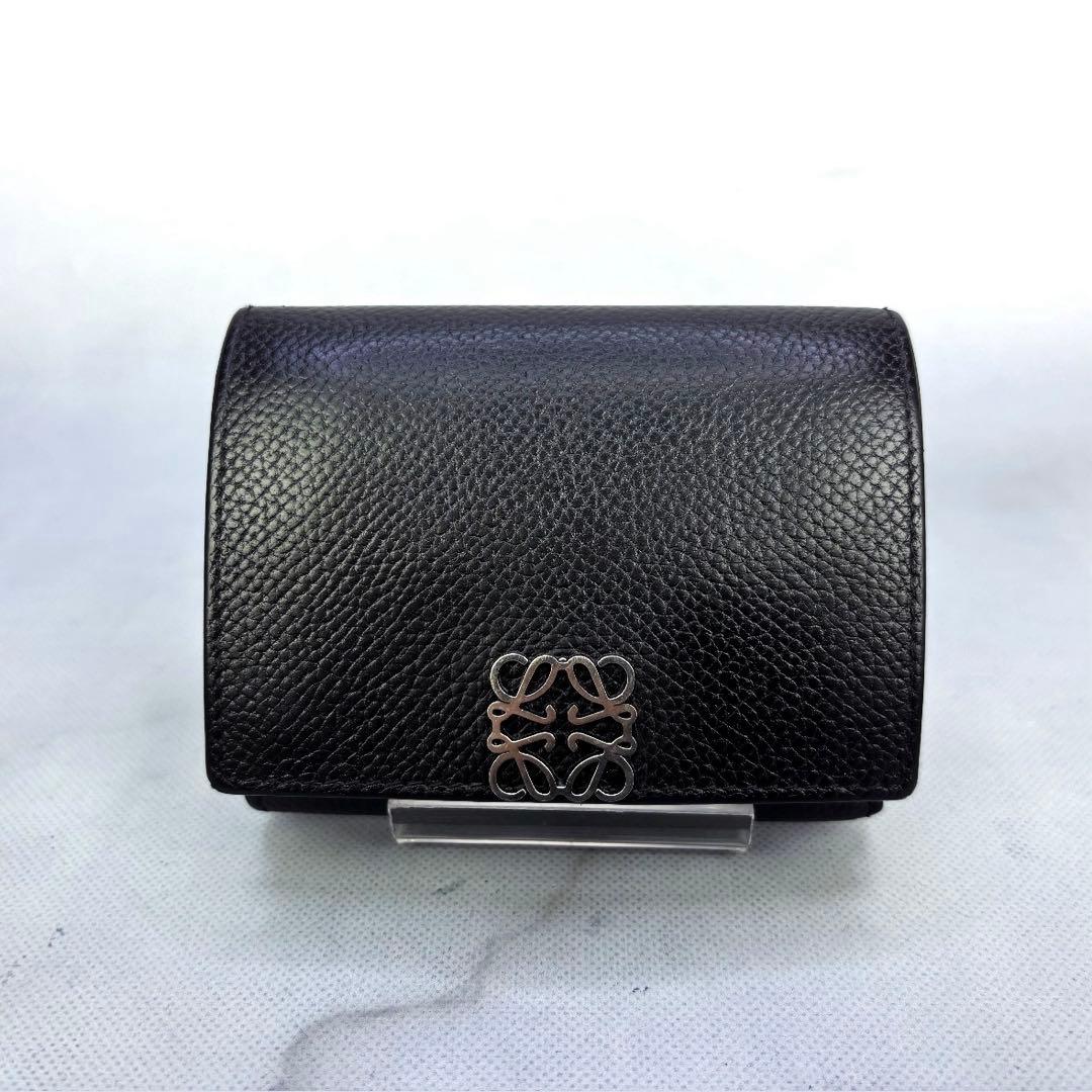 ⭐️極美品⭐️LOEWE アナグラム トライフォールド ウォレット三つ折り財布