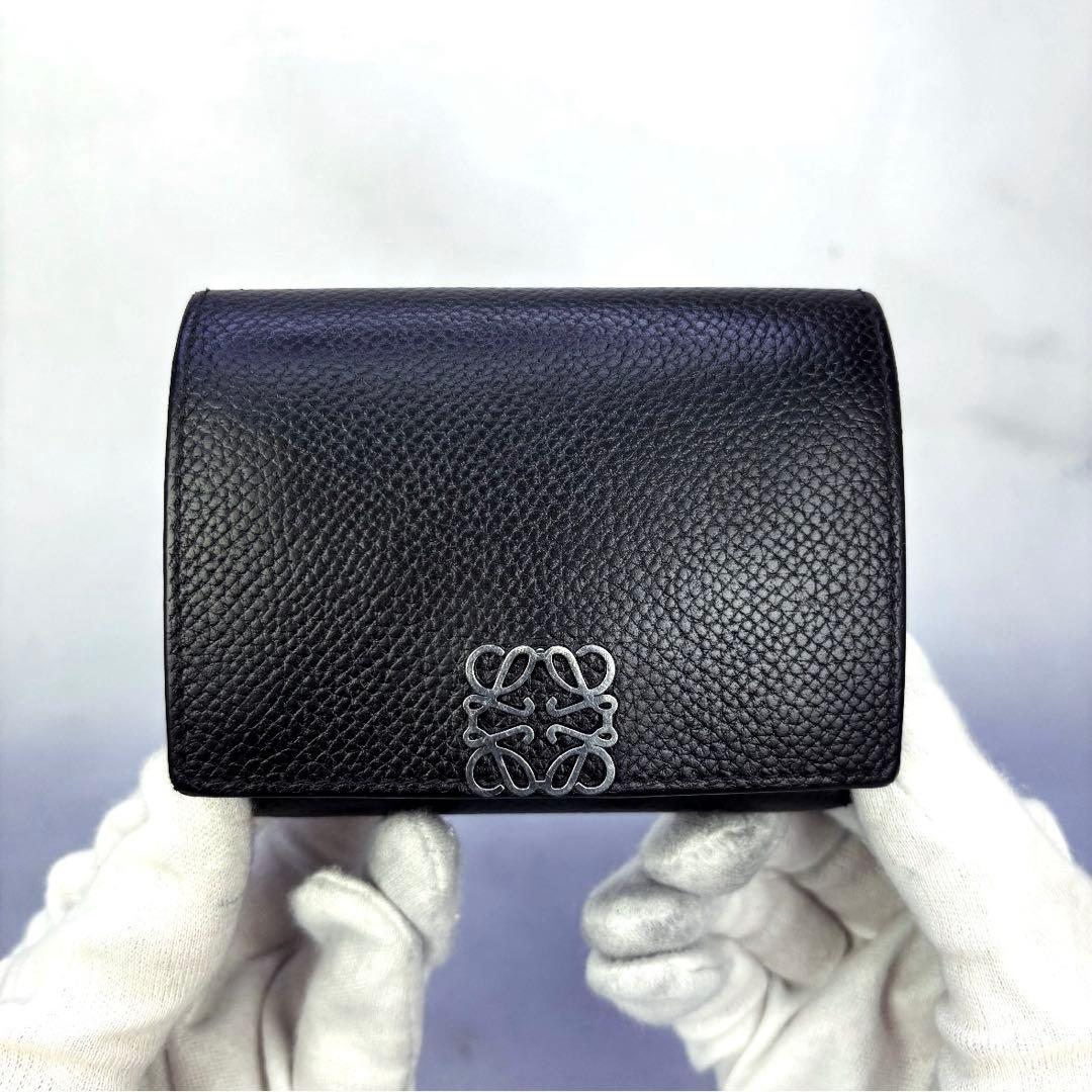⭐️極美品⭐️LOEWE アナグラム トライフォールド ウォレット三つ折り財布