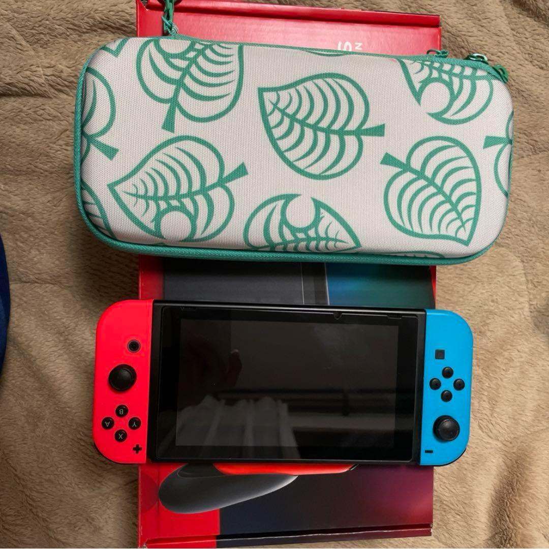 Nintendo Switch 赤/青 本体 + キャリングケース