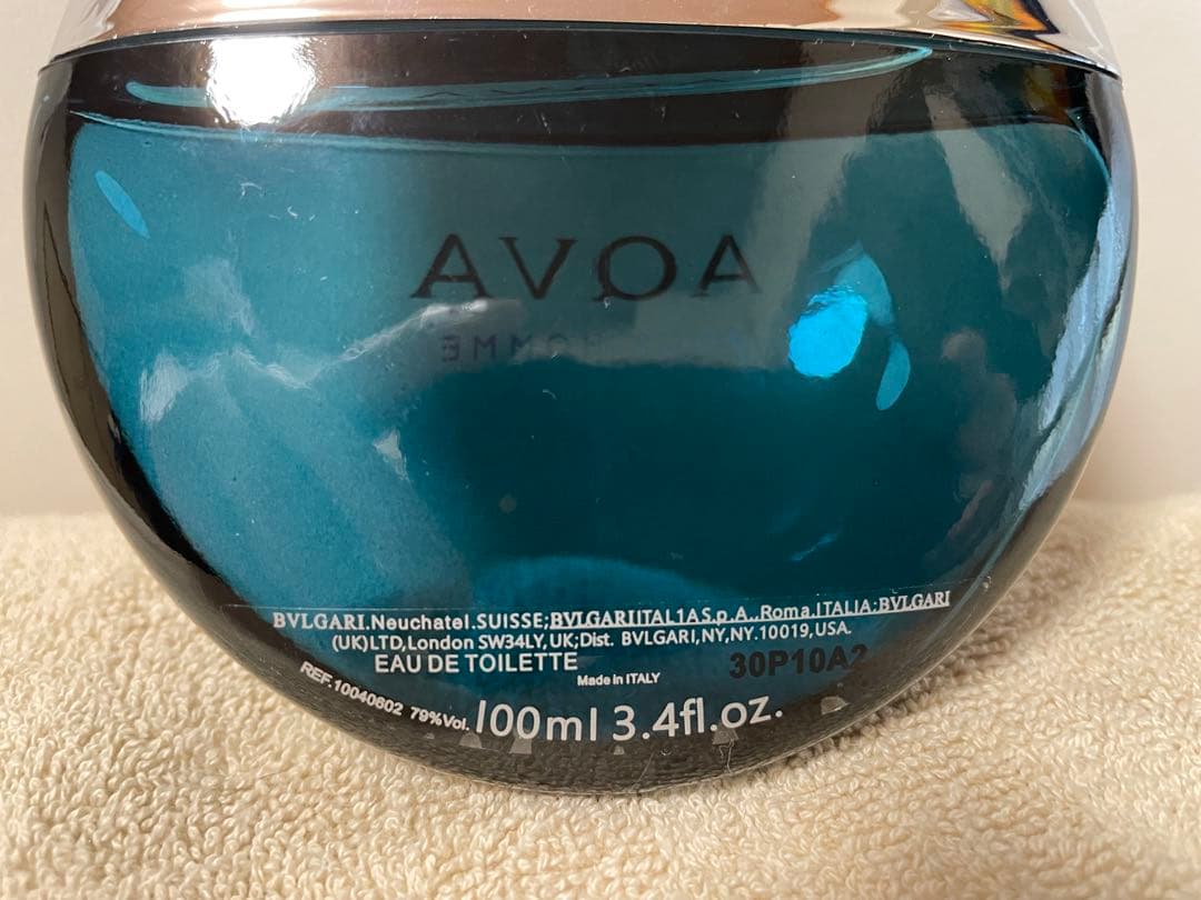 新品同様　ブルガリ　アクア　プールオム　EDT 100mℓ