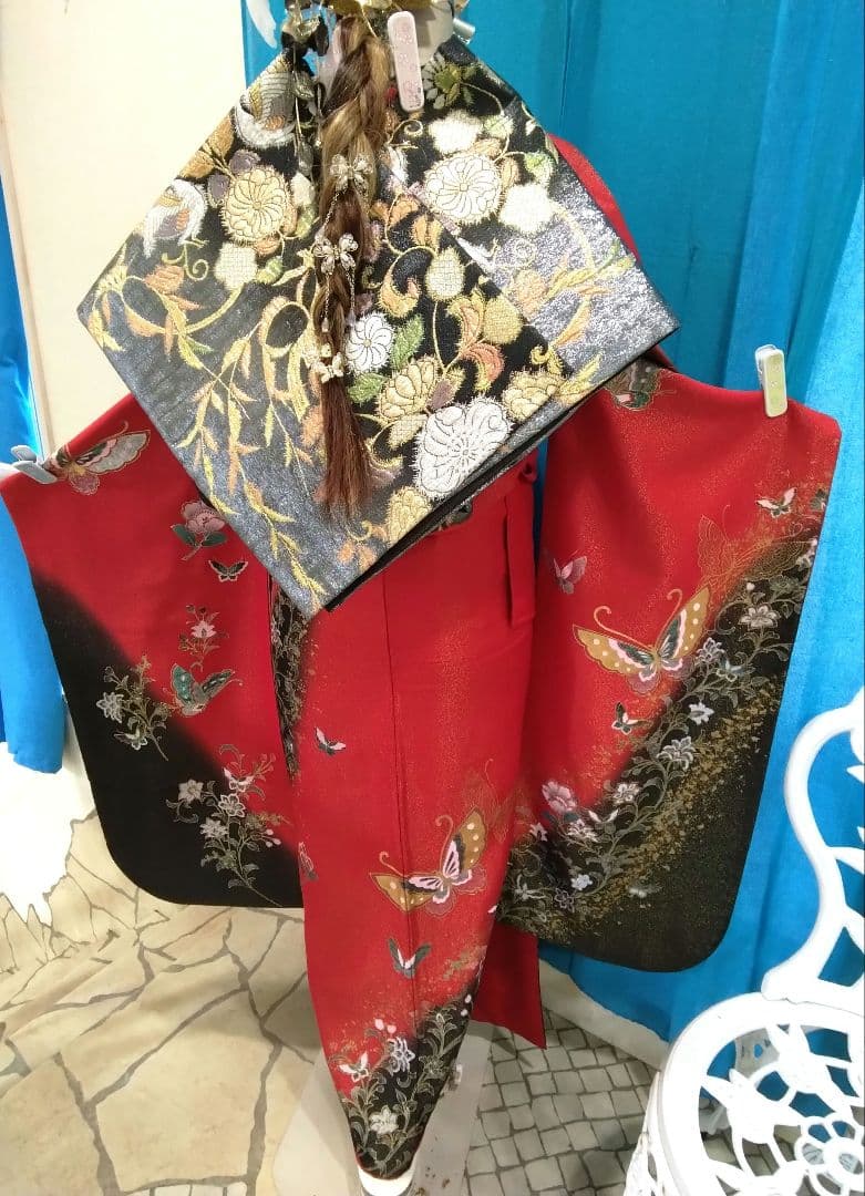 振袖フルセット、正絹振袖、成人式、重ね衿、帯揚げ帯締め、西陣袋帯、長襦袢