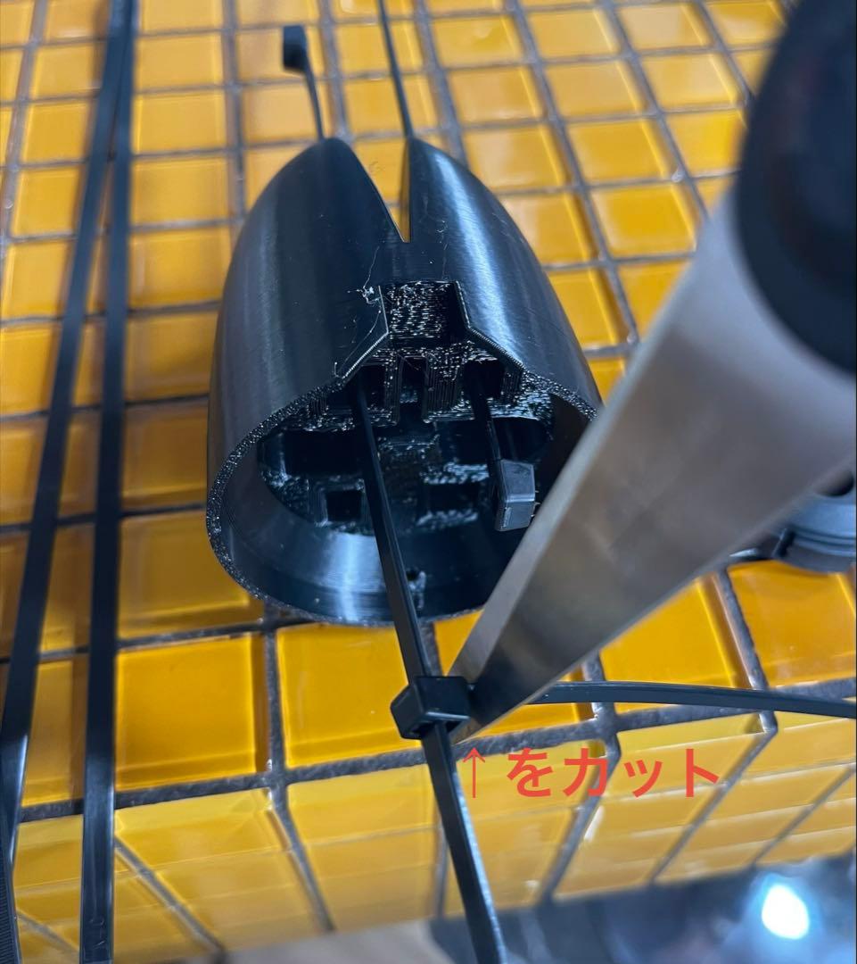 Foil Drive v2 モーター　取付可能　簡単　結束バンドで水抵抗も少ない