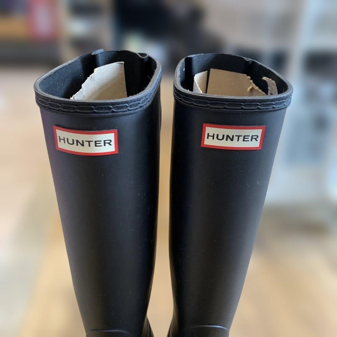 【新品未使用】HUNTERレインブーツ25cm