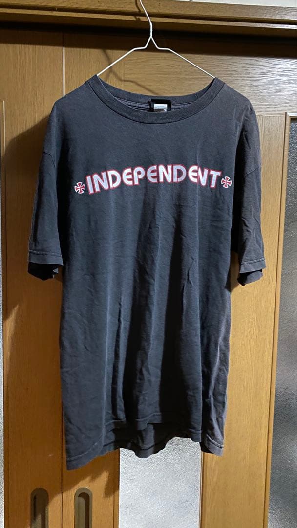 v*g様 INDEPENDENT バークロスTシャツ 黒 サイズL