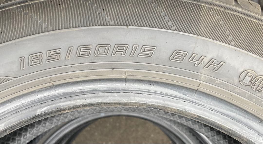 DUNLOP 185/60R15 25年製 夏タイヤ 【南-001 ②】