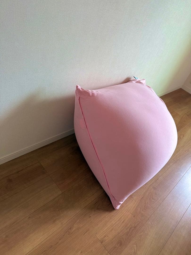 (美品)Yogibo Mini ビーズクッション ピンク　ソファ　寝具　ヨギボー