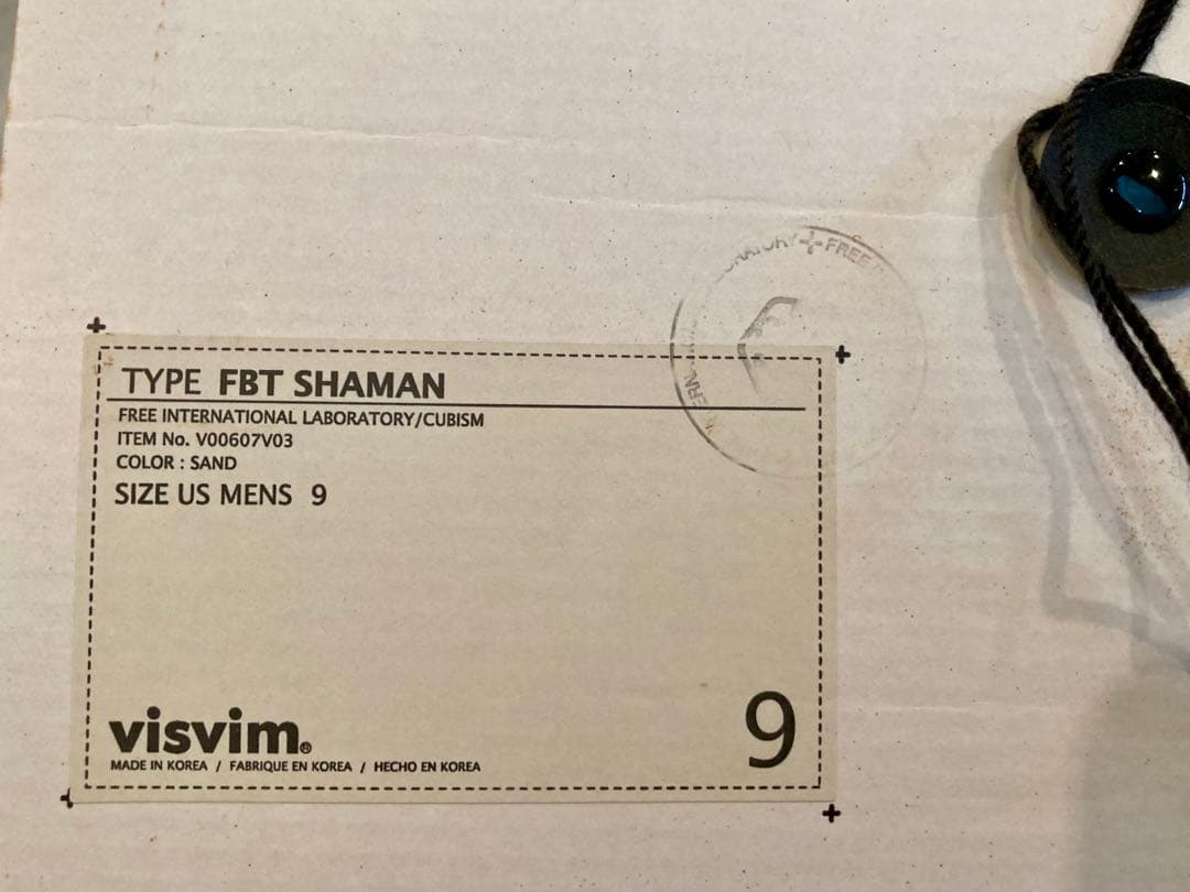 靴 VISVIM FBT SHAMAN SAND 27cm