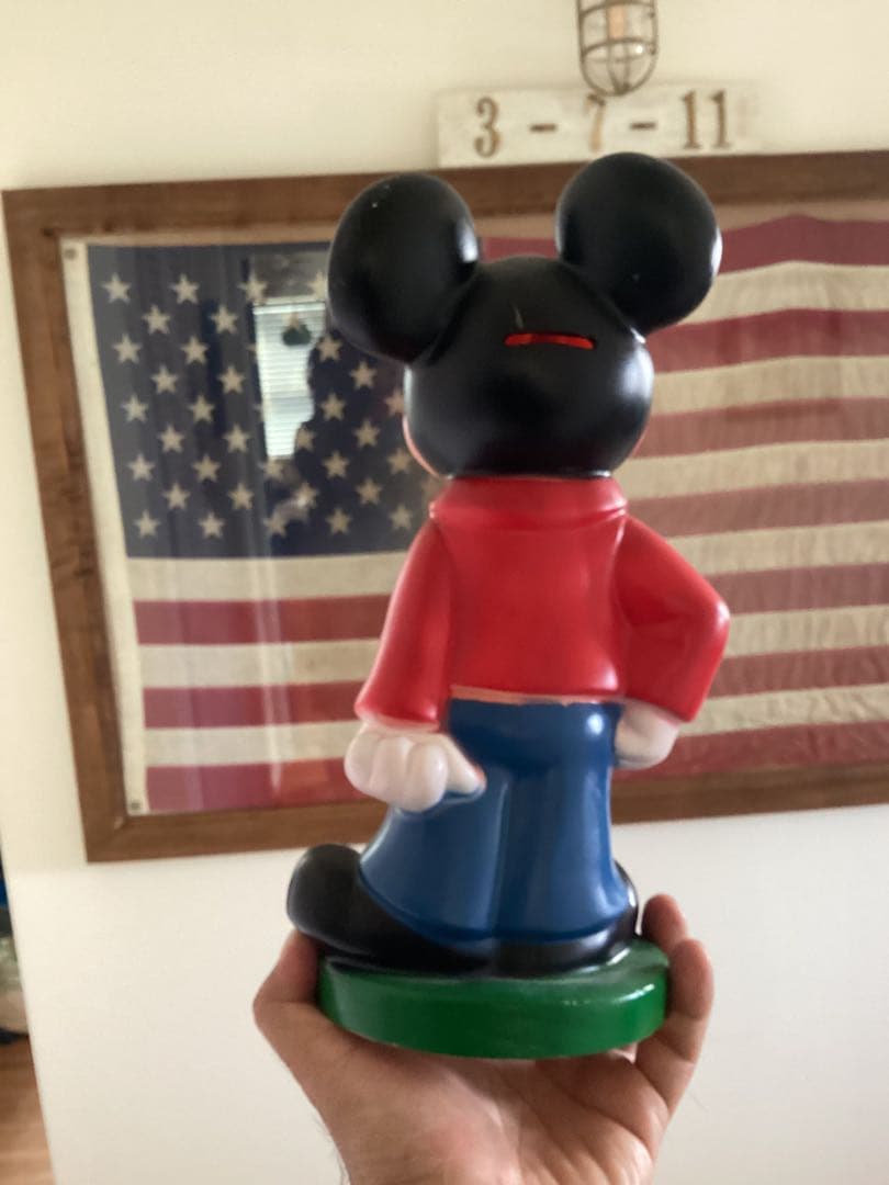 ヴィンテージ　ミッキーマウス フィギュア　made in USA