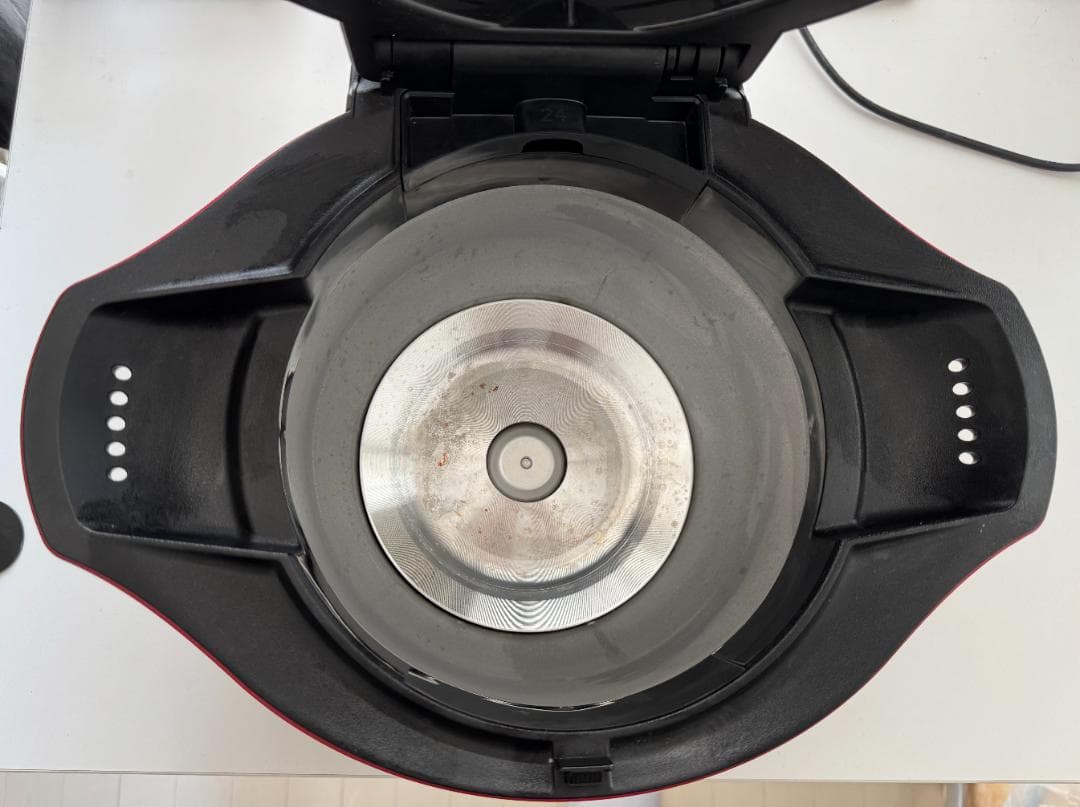 シャープ ヘルシオ ホットクック KN-HW24F-R 無水調理鍋 レッド系