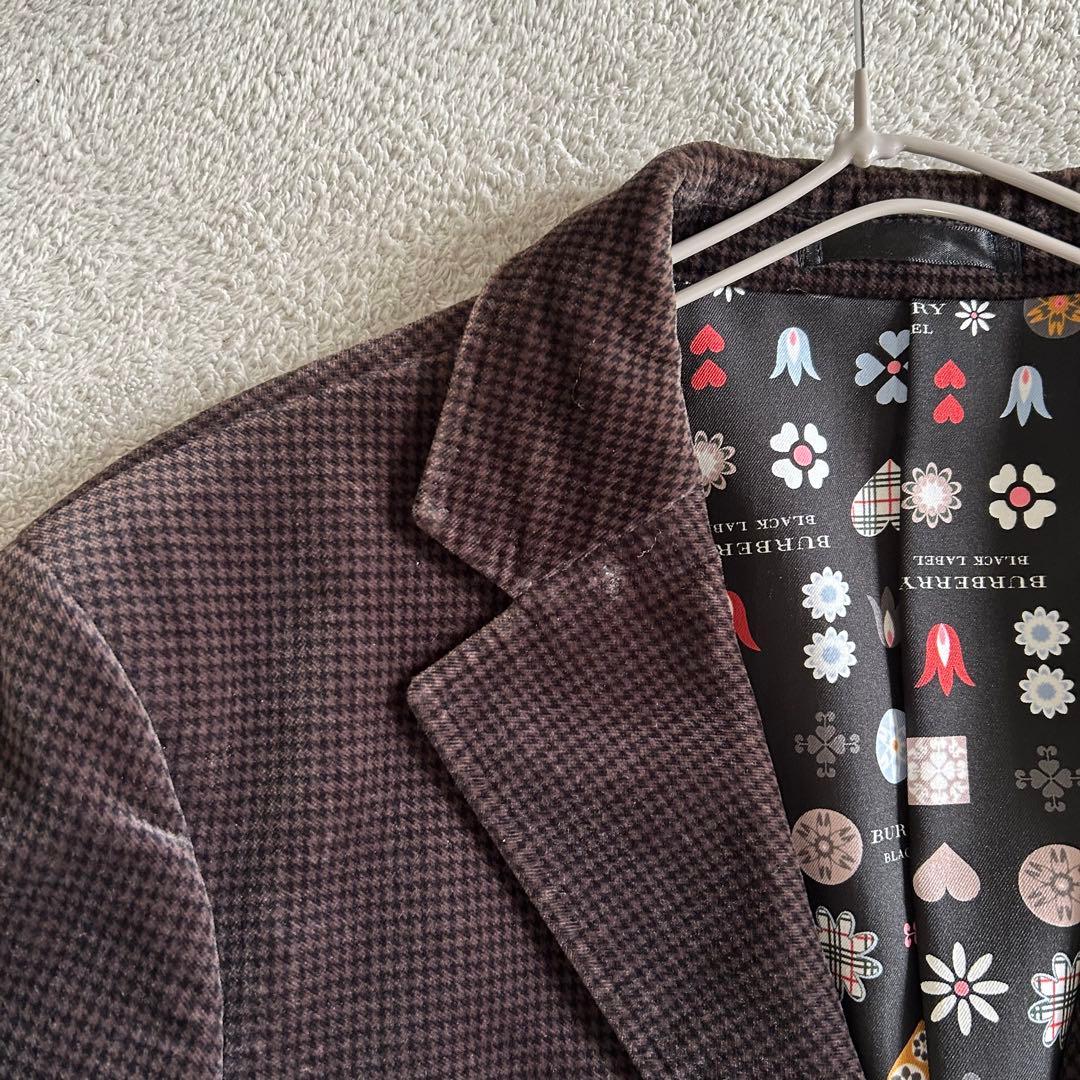 BURBERRY BLACK LABELブラウン テーラードジャケット 総裏