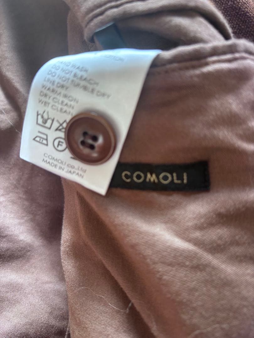 希少　COMOLI WLT別注 ヘンプダックジャケット ブラウン　1