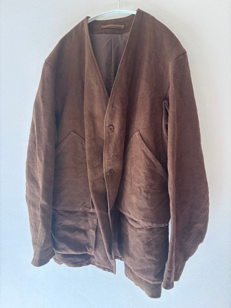 希少　COMOLI WLT別注 ヘンプダックジャケット ブラウン　1