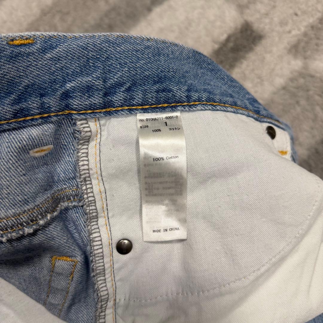 moussy クロスウエストワイドストレートパンツ　サイズ1