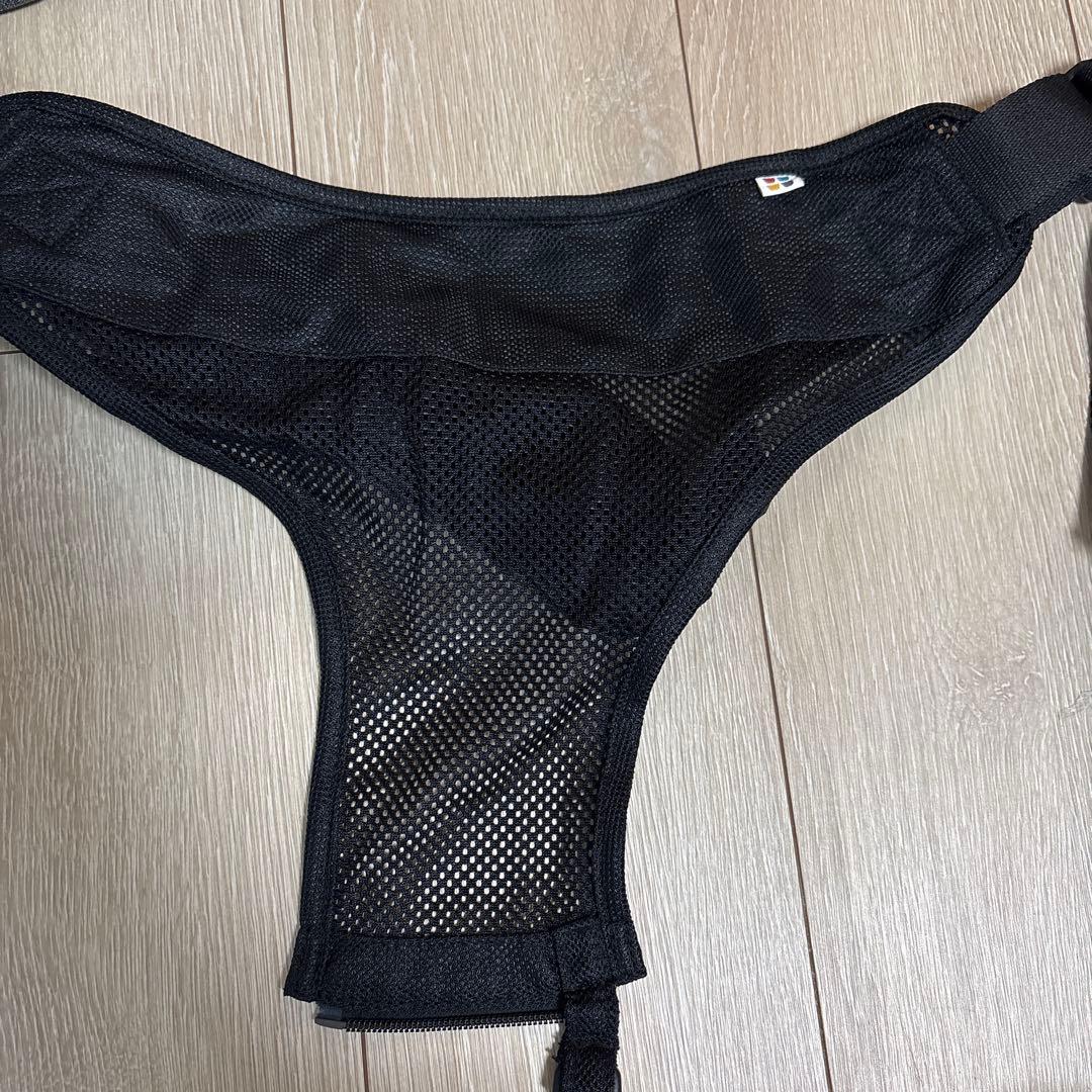 ポルバンアドバンス ヒップシート メランジグレー シングルショルダー付き