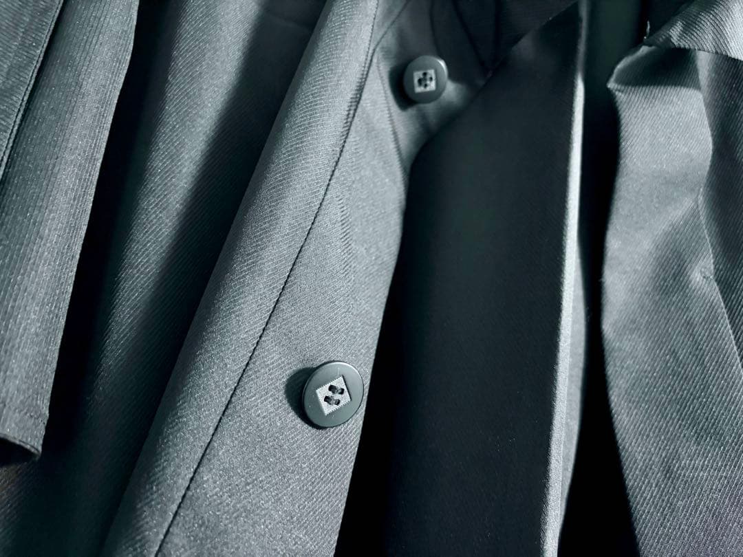イッセイミヤケ ISSEY MIYAKE 132 5. ロングコート ブラック
