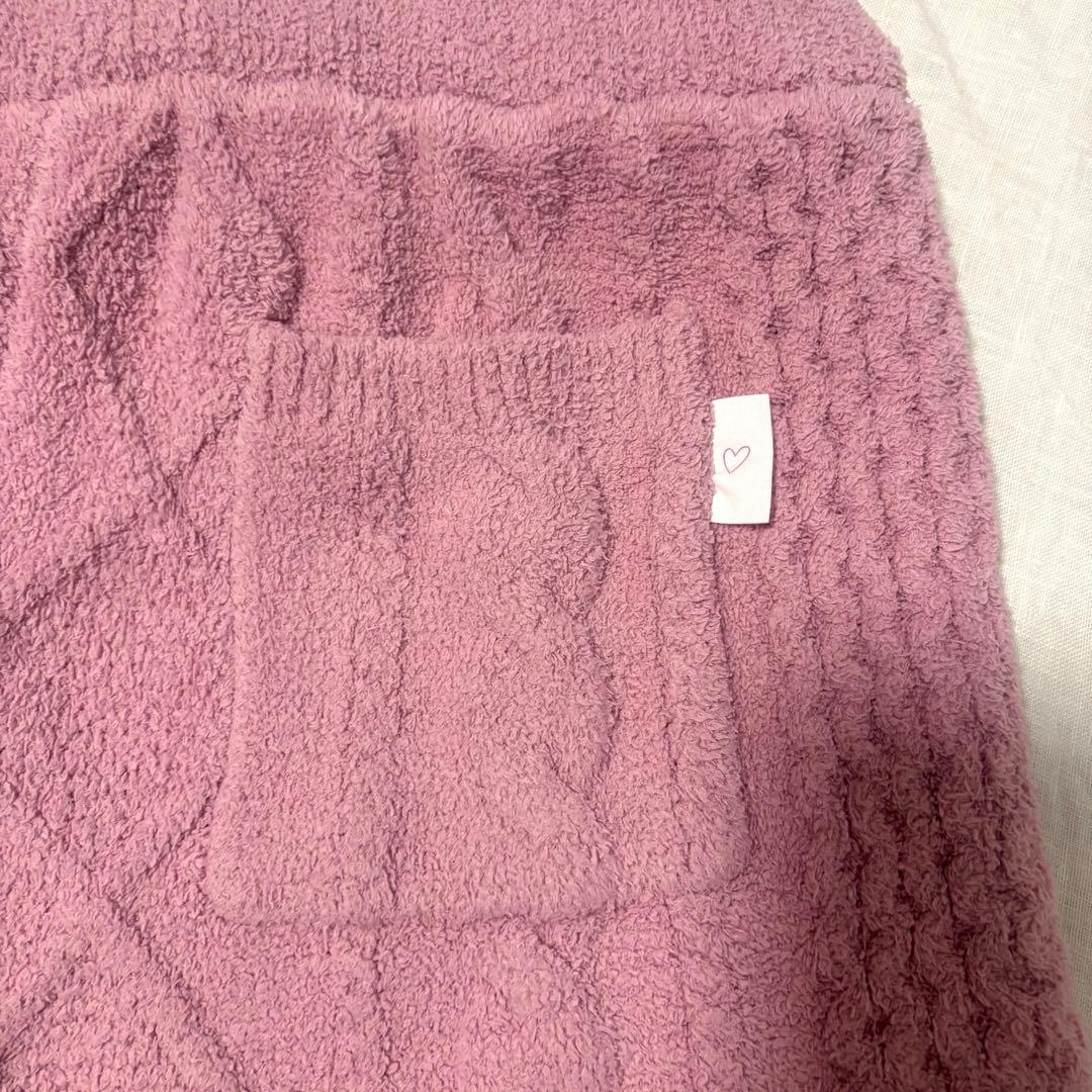 【美品】ジェラピケ／ジャガードカーディガン／セットアップ／ルームウェア／ピンク