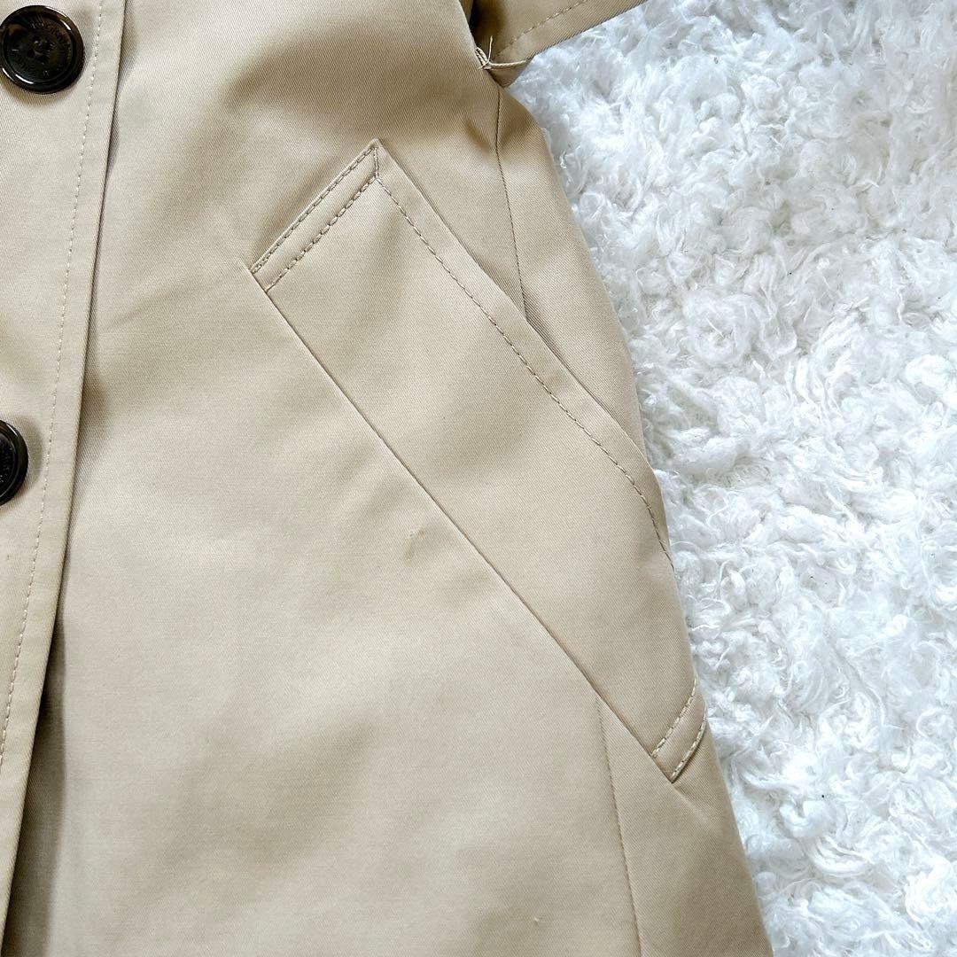 oden様美品 ニューヨーカー トレンチコート ベージュ チェック コットン L