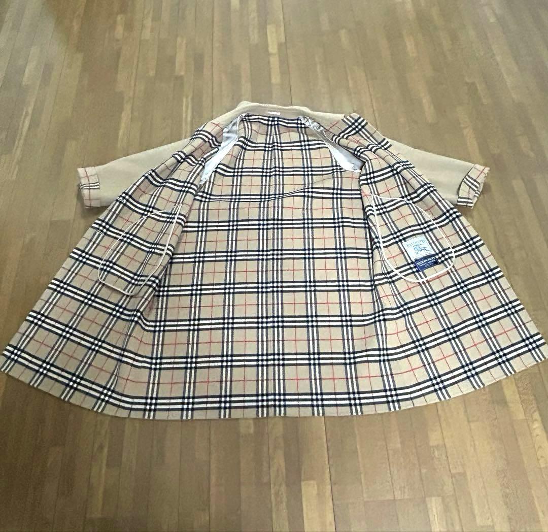 【最高級】バーバリー カシミヤ混 ロングコート　ノバチェック 15BR 　茶色