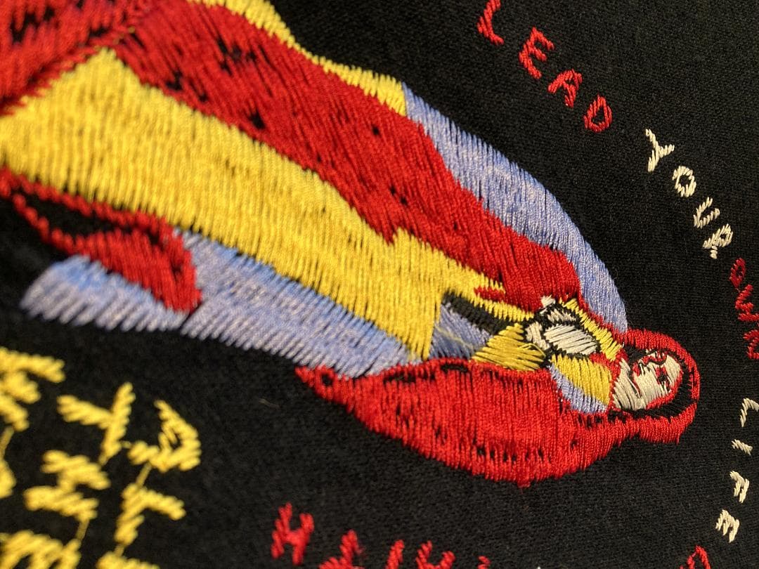 す*え様 RUDE GALLERY マリア 刺繍3 黒 ジャケット ウール カバ