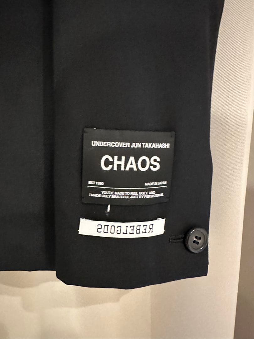 UNDERCOVER CHAOS テーラードジャケット ブラック