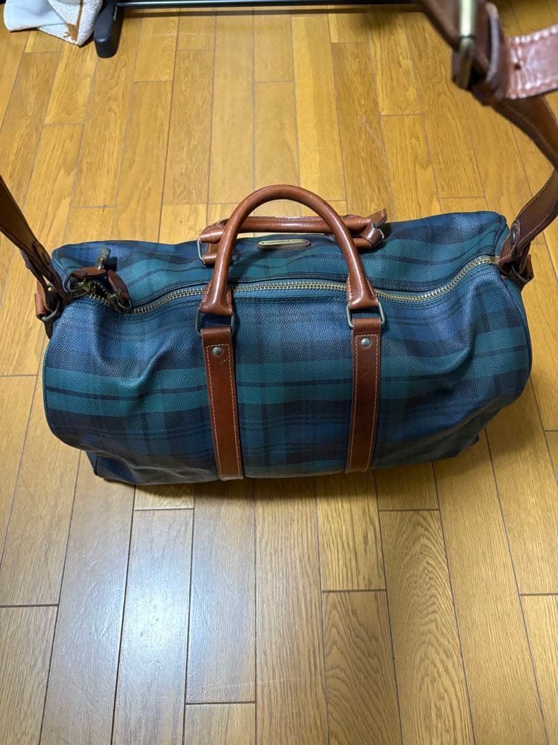 Polo Ralph Lauren のボストンバッグ　ブラックウォッチ柄